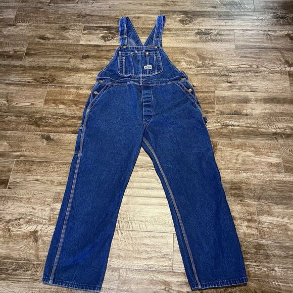 Big Smith Other - Vintage 90s Big Smith Denim Overalls 38x29.5 Made USA Carpenter Workwear XL